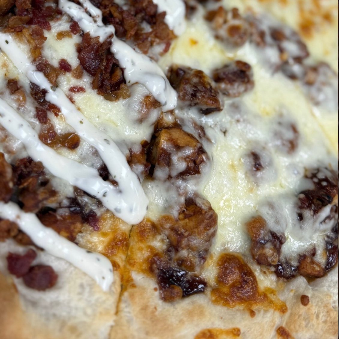 BBQ Chicken Pizza.