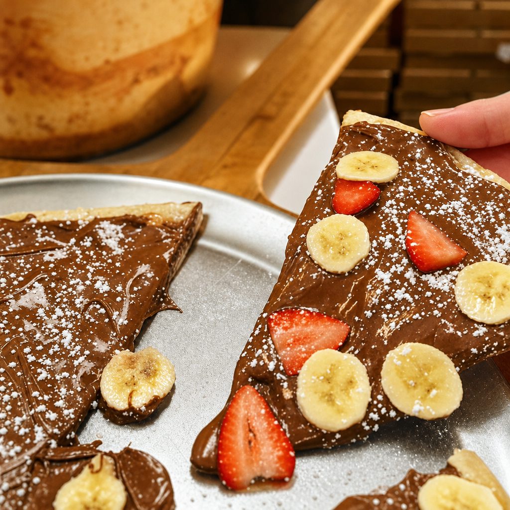 Dessert Pizza.